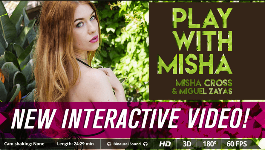 Play with Misha interactive VR porn video